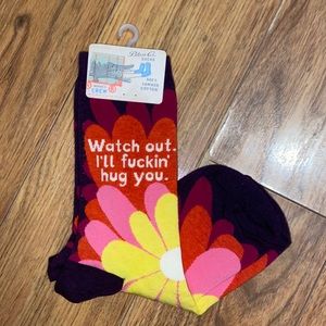 Funny women’s crew neck socks